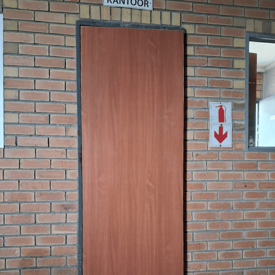 Sapele MDF Hollow-Core Interior Door