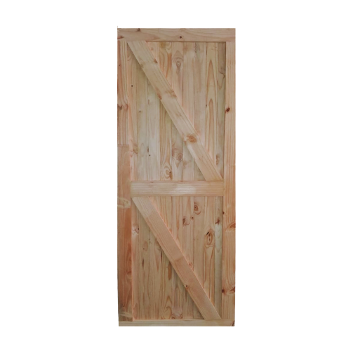 Pine Z brase door