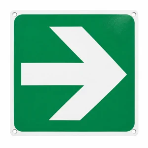 Safety Sign White 190 X 190